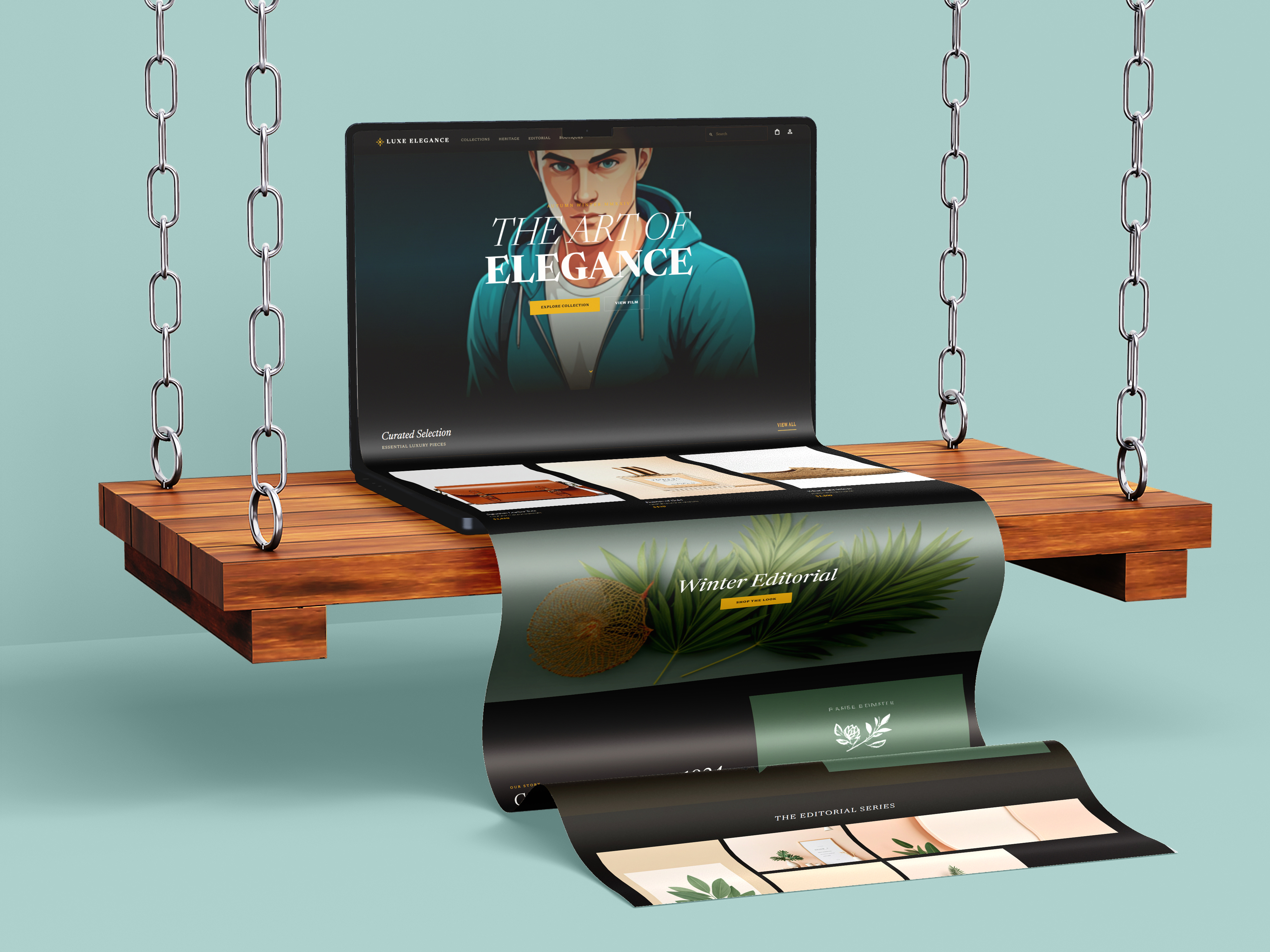 Luxury E-Commerce Website UI Design branding dribbble ecommerce fashion figma landing pages landing pages design luxury product design ui ui design ui ux design ux design web design website design