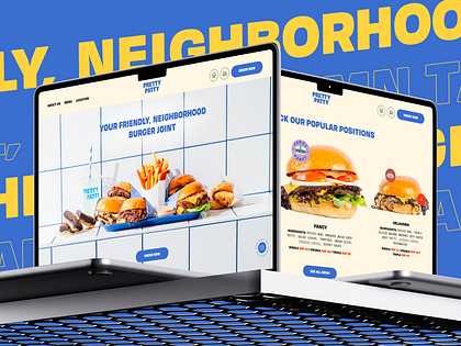Restaurant Modern Website Design – Pretty Patty