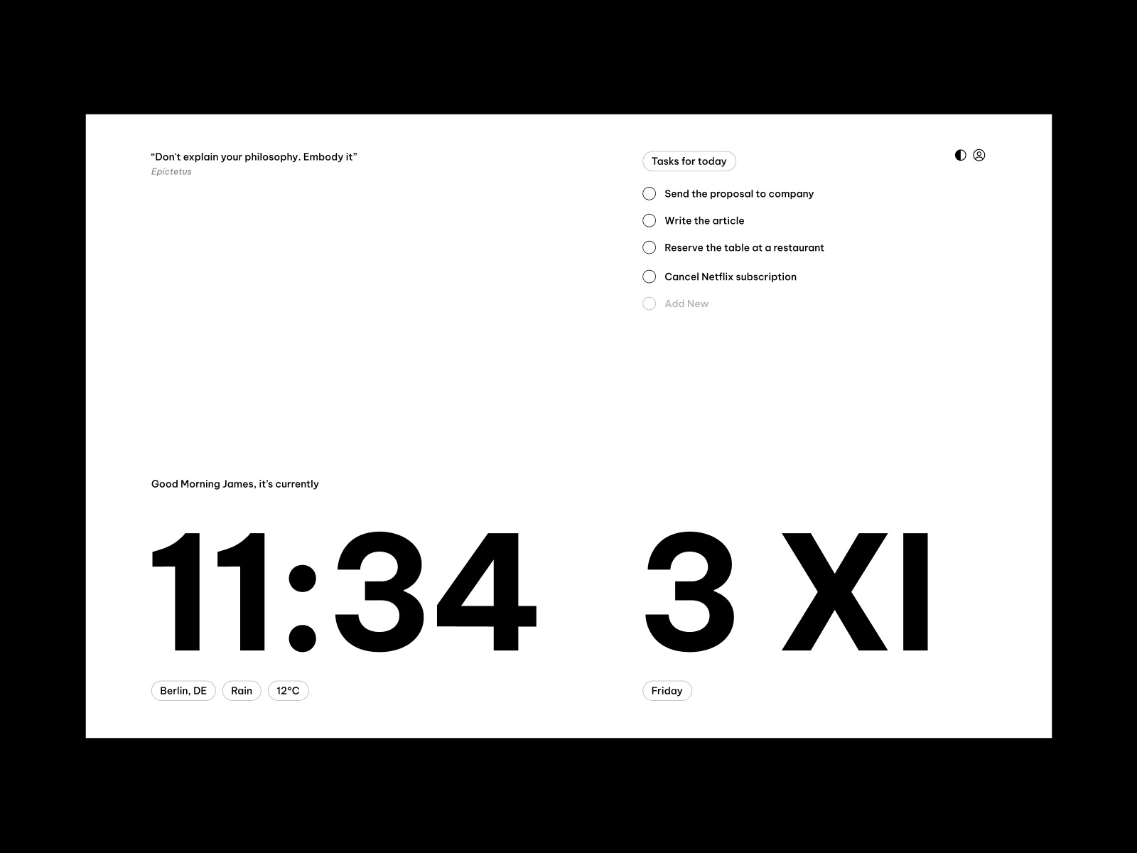 Minimalist Start Menu Browser