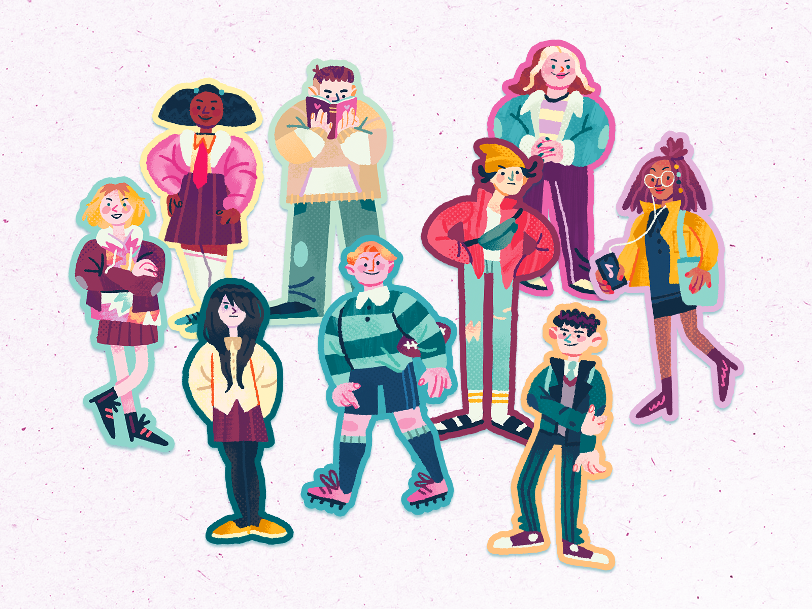 Heartstopper character design charlie digital heartstopper illustration netflix nick nick and charlie photoshop teenagers teens