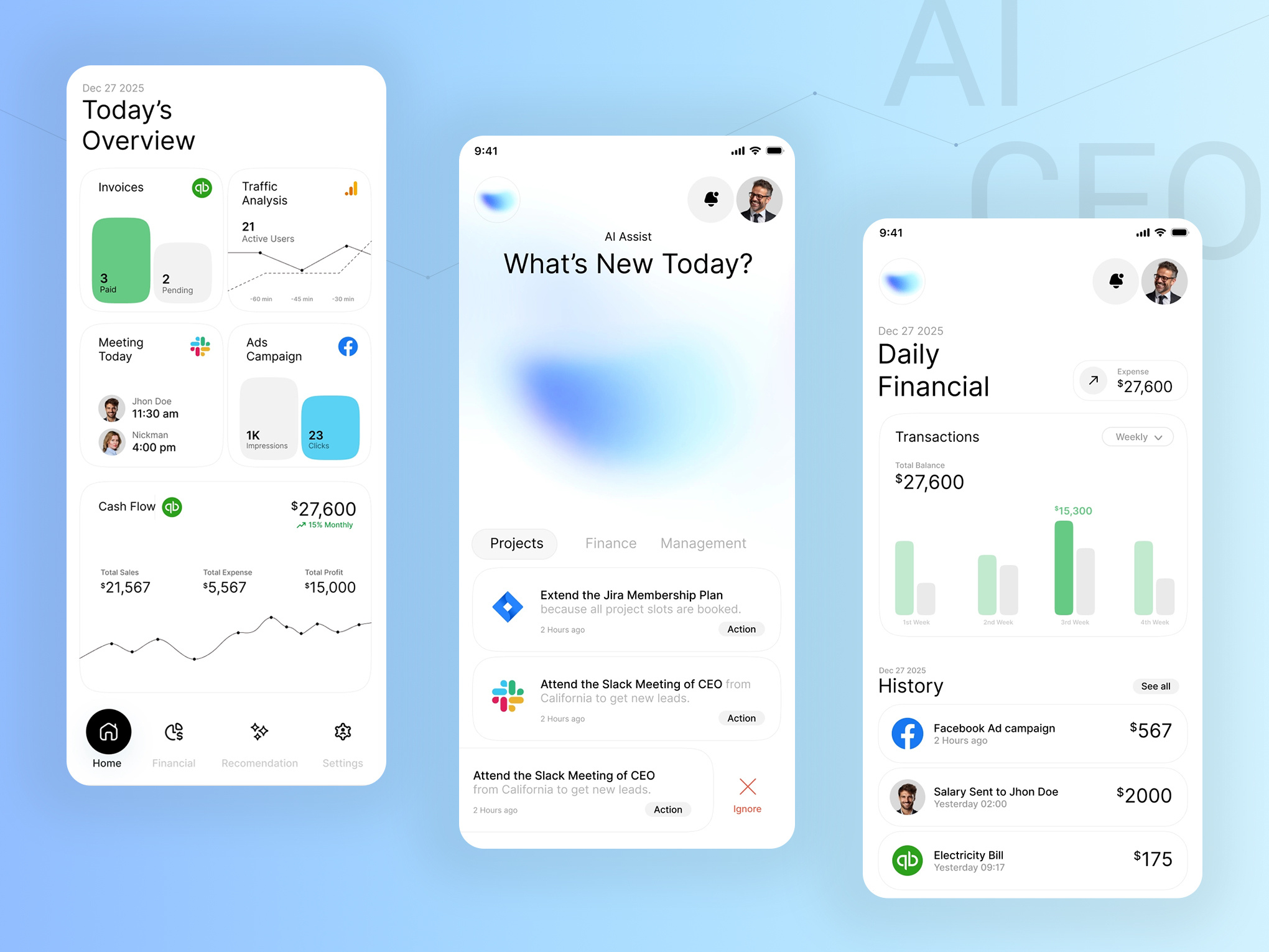 Example of Mobile App Design