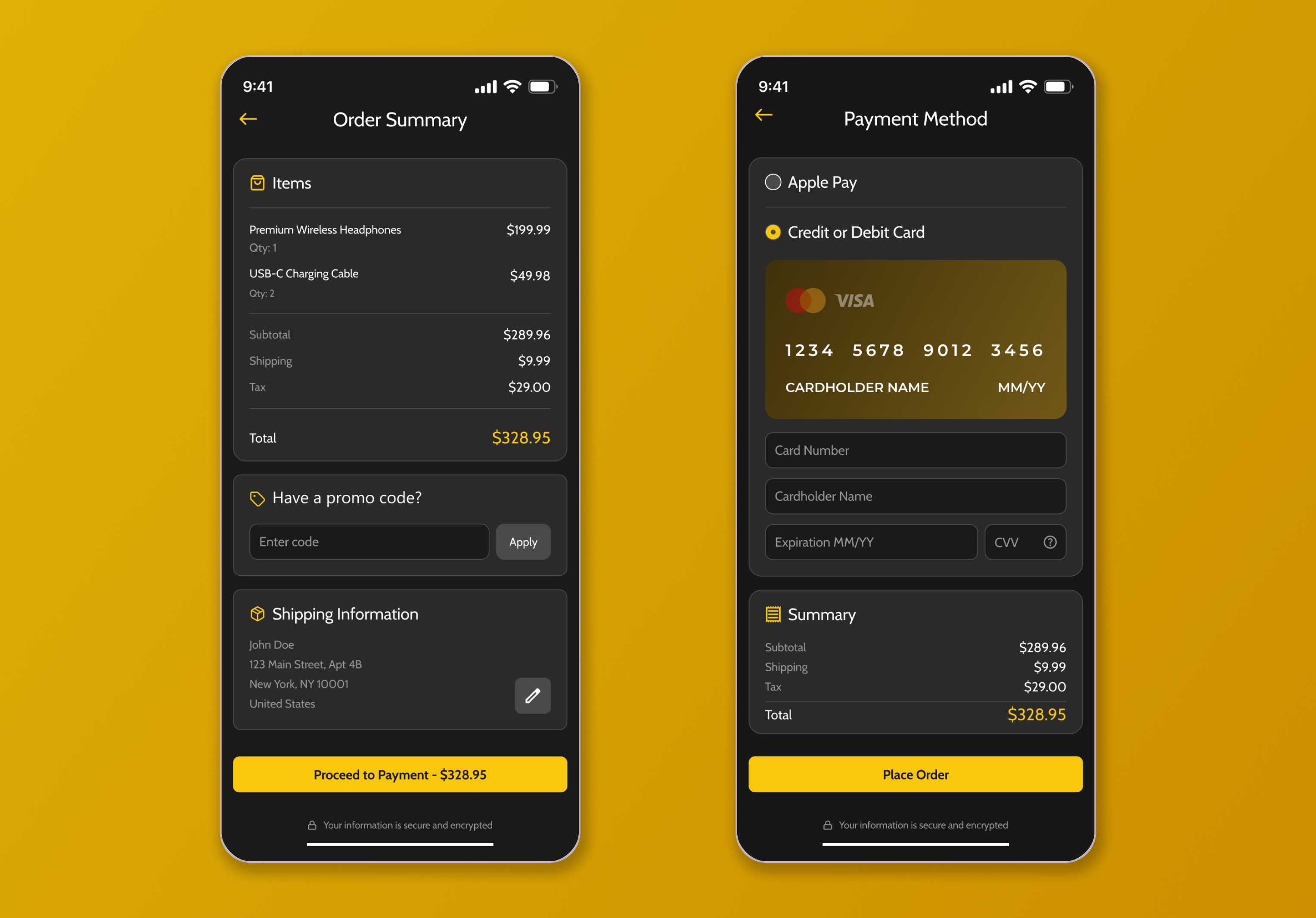 Credit Card Checkout - DailyUI 002 dailyui design ui ux
