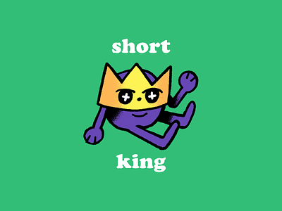 short 👑 character design cute digital illustration king photoshop short