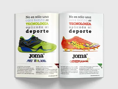 Advertising Campaign for JOMA’s New Sneakers art direction graphic design