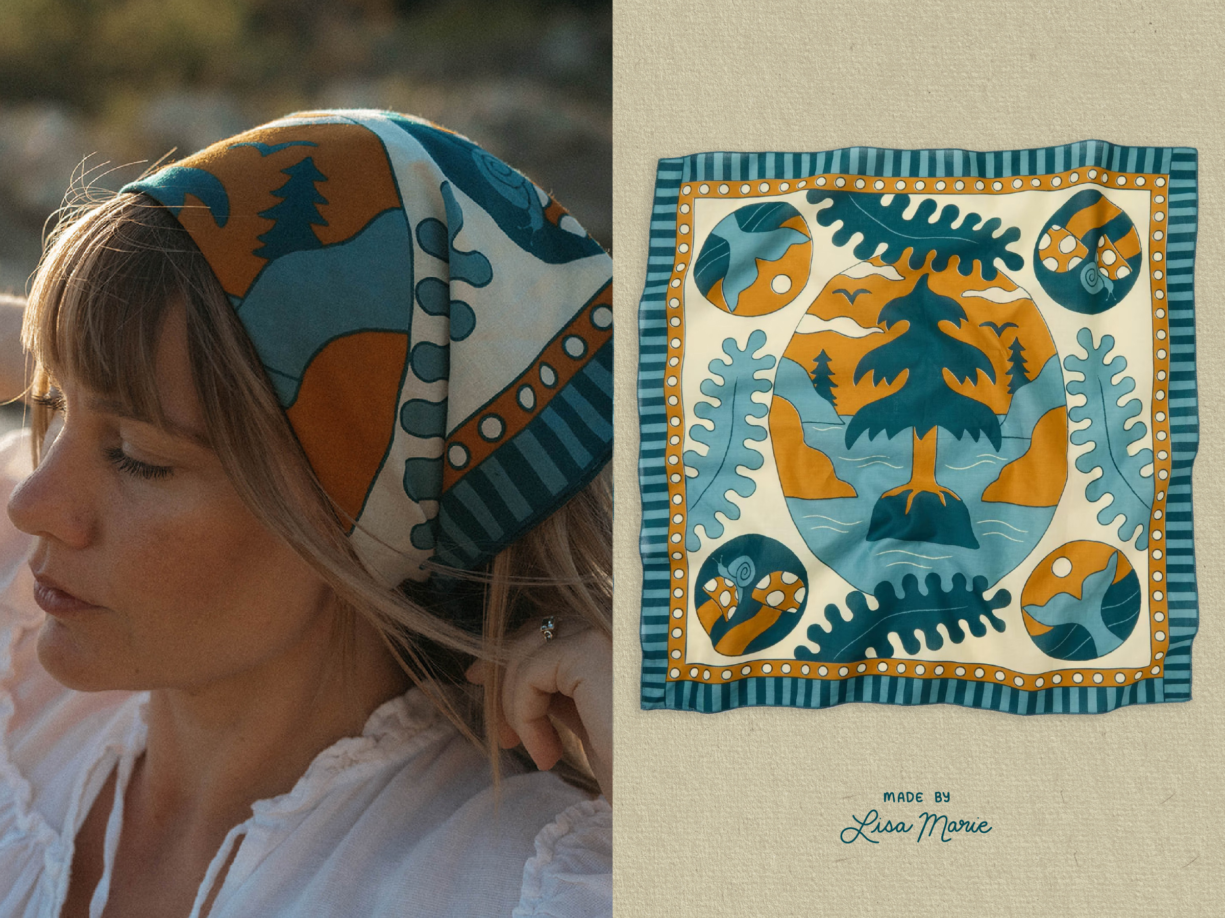 Olympic National Park Bandana design