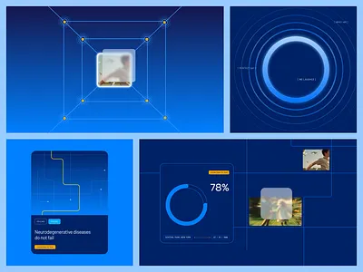 Sentia Visual Direction Exploration application biology brain brand identity connection dashboard healthcare interface laboratory medicine memory neurology neuroscience nodes platform research science technology uiux web