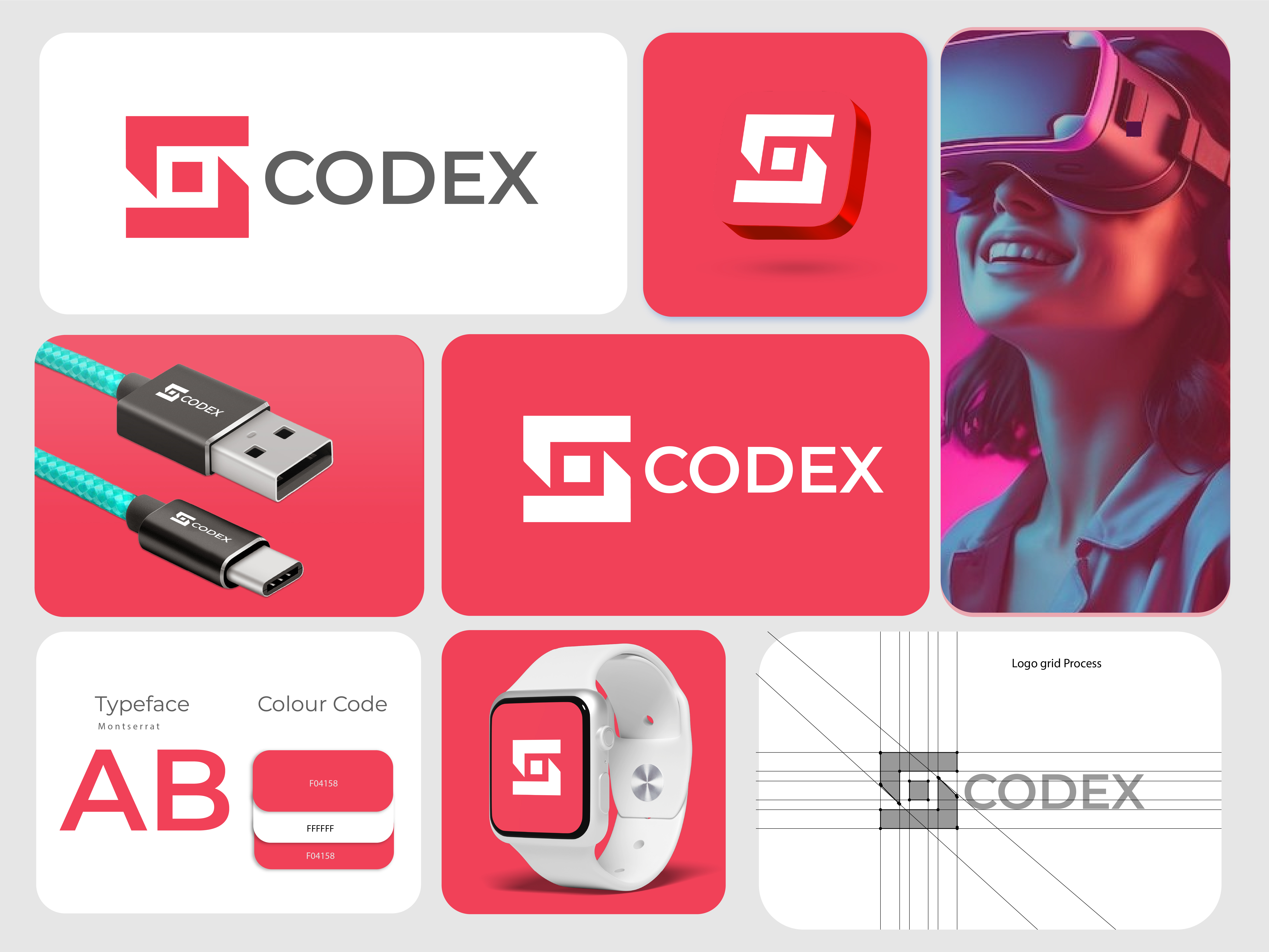 CODEX – Redefining Digital Solutions Brand Identity app branding design graphic design illustration logo vector