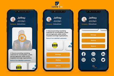 Mobile UX/UI for ConneXtus ui ux web design