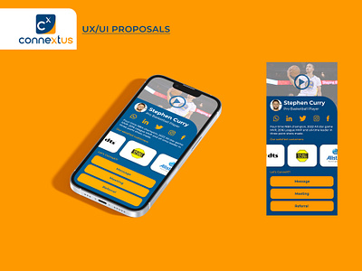 Mobile UX/UI web design for ConneXtus design ui ux uxui web design