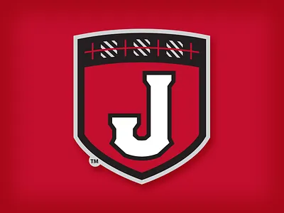 JHS_3 branding crest design education graphic design j logo plaid shield sports tartan vector