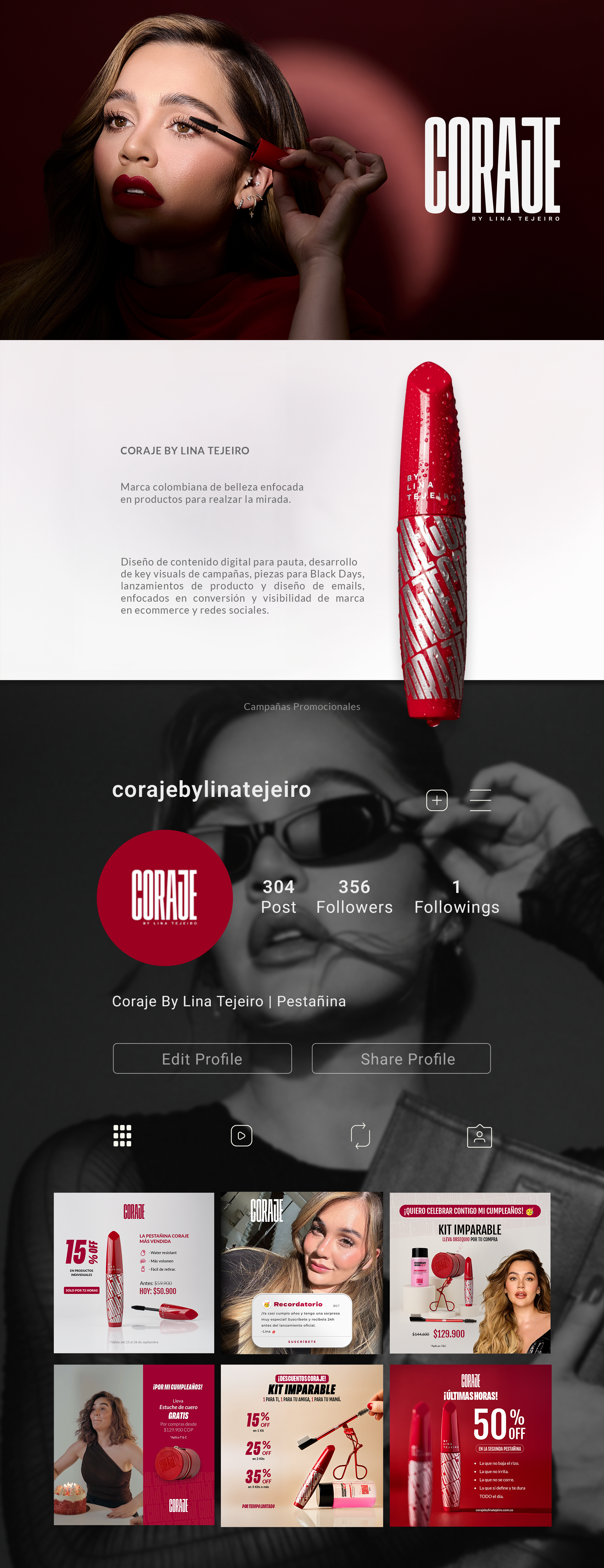 Campañas Digitales – Marca de Belleza ads ecommerce keyvisual lanzamiento photoshop productos