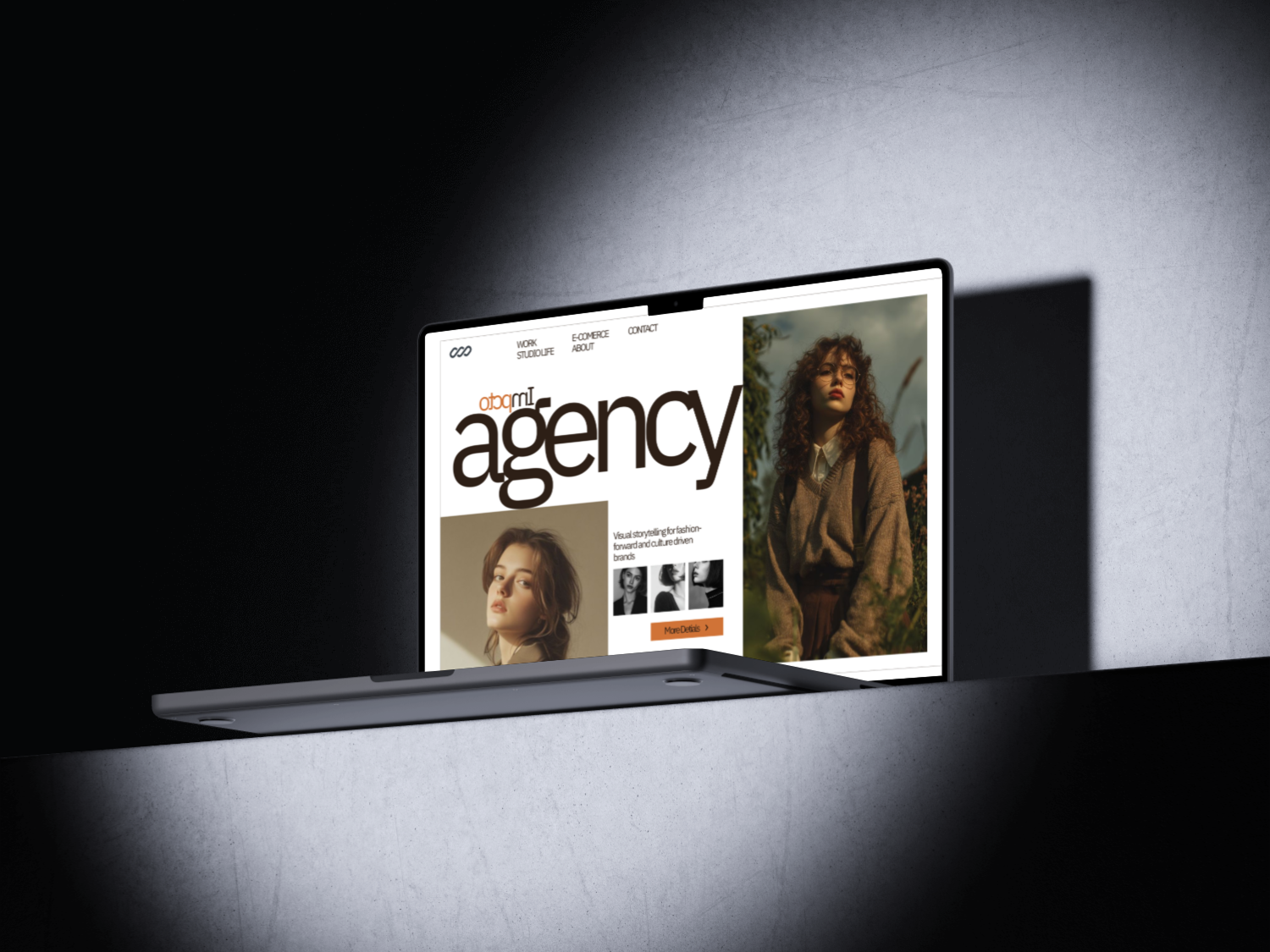 Impacto: Avant-Garde Agency UI branding design figma framer graphic design landing page ui ui design webflow website