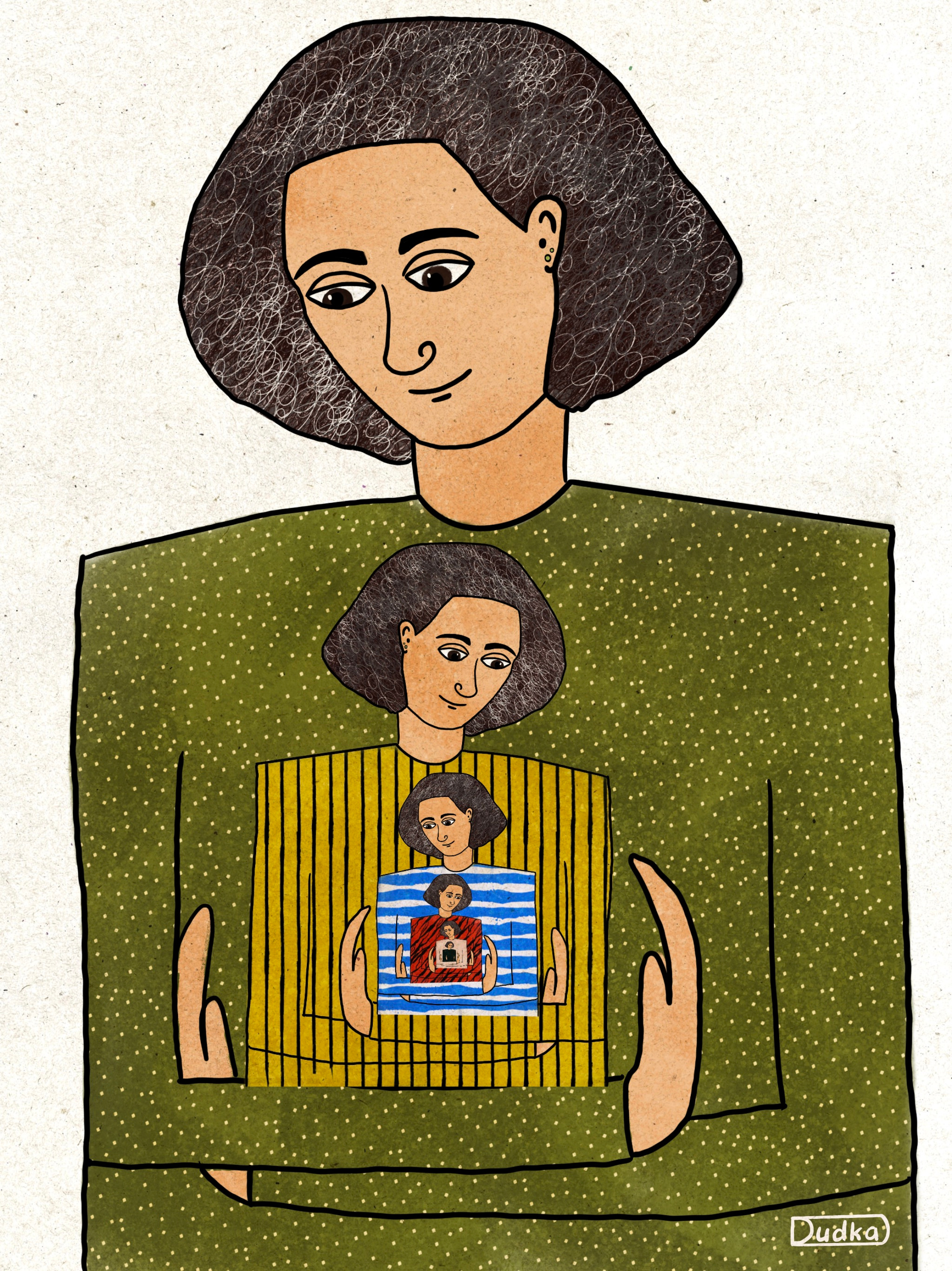 Self-Compassion artdaily artwork cartoon character colorful creativecommunity digitalart digitalpainting drawing fantasyart flatdesign graphicart illustration illustrationoftheday lineart minimal portrait sketch textured visualart