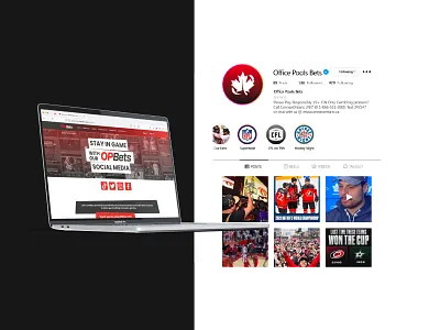 Sports Betting Website Design - Brand Identity System brand identity igaming platform instagram design social media integration sports betting sports branding web design website design