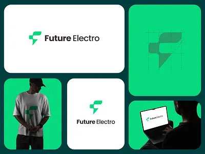 Future Electronic logo electro logo electronic logo f letter modern logo logo design modern electronic logo modern logo tech logo