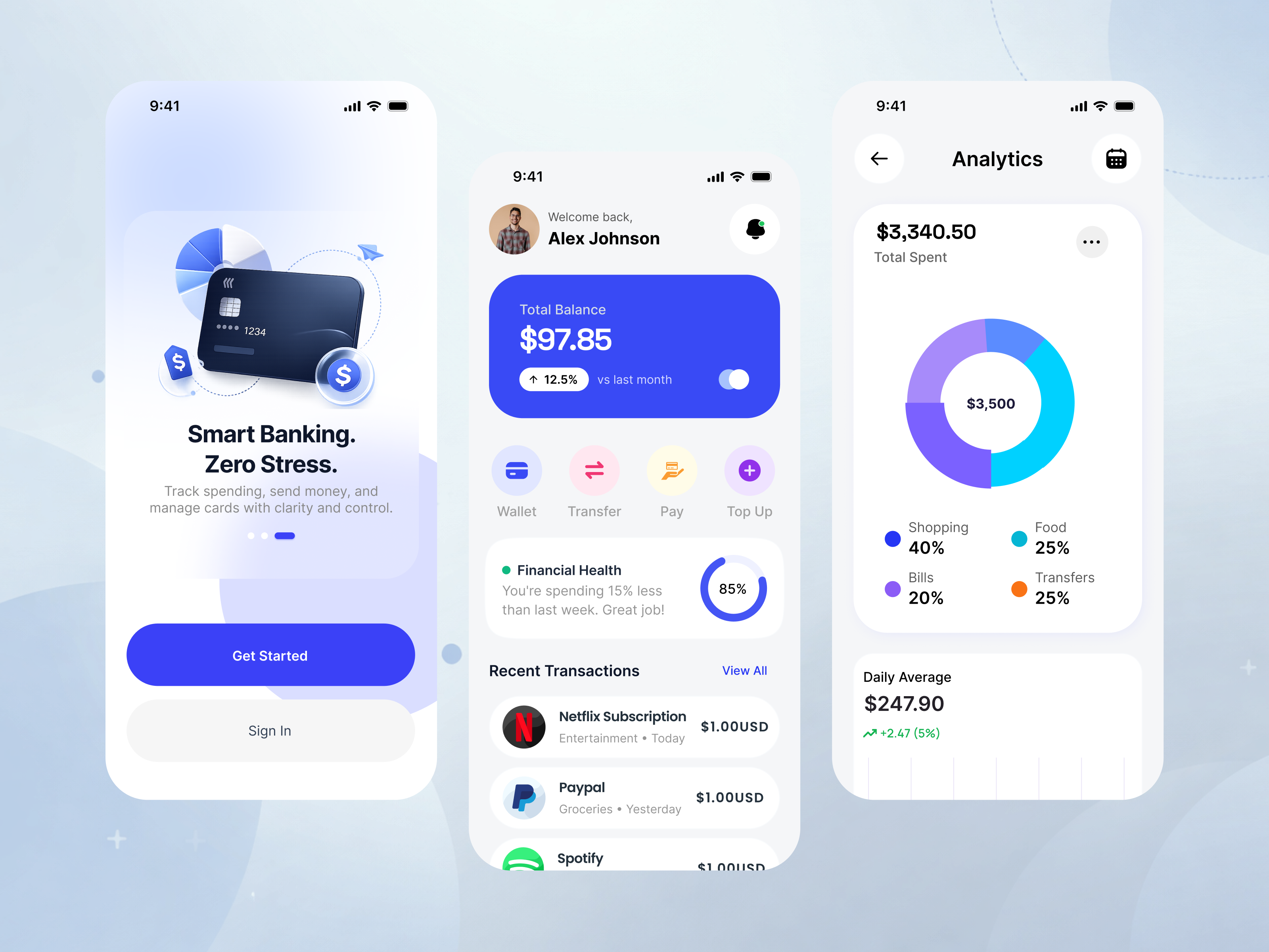 Example of Mobile App Design In Figma