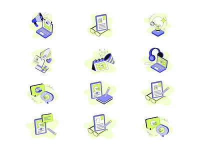 Fluum | AI SaaS Agent | Iconography Design ai ai agents b2b saas brand refresh branding chatbot ui graphic design icon design iconography illustration product design product icon ui design ux design