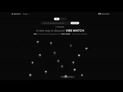 Introducing Contra ✦ VIBE MATCH & TRUST SCORES contra features figma figma make product design ui ux