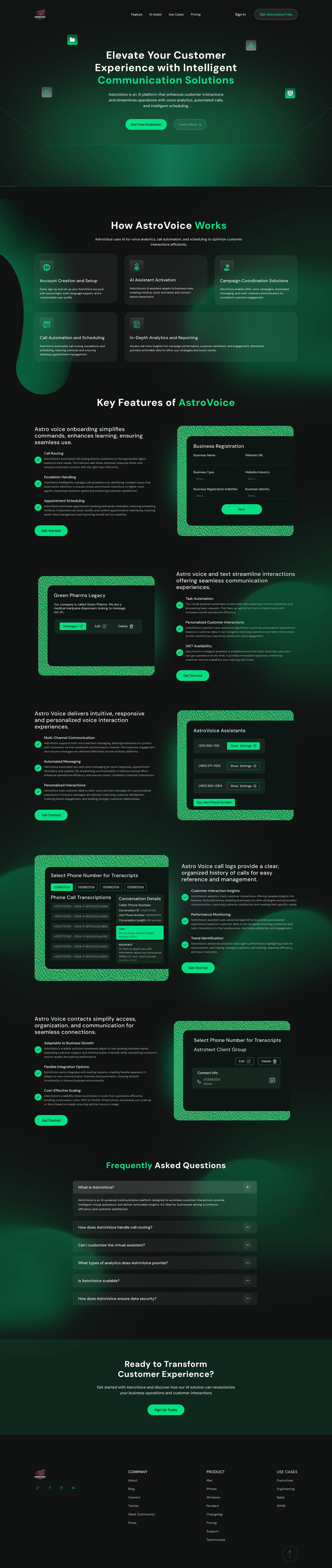 Astro Voice UI Design design graphic design uiux website design