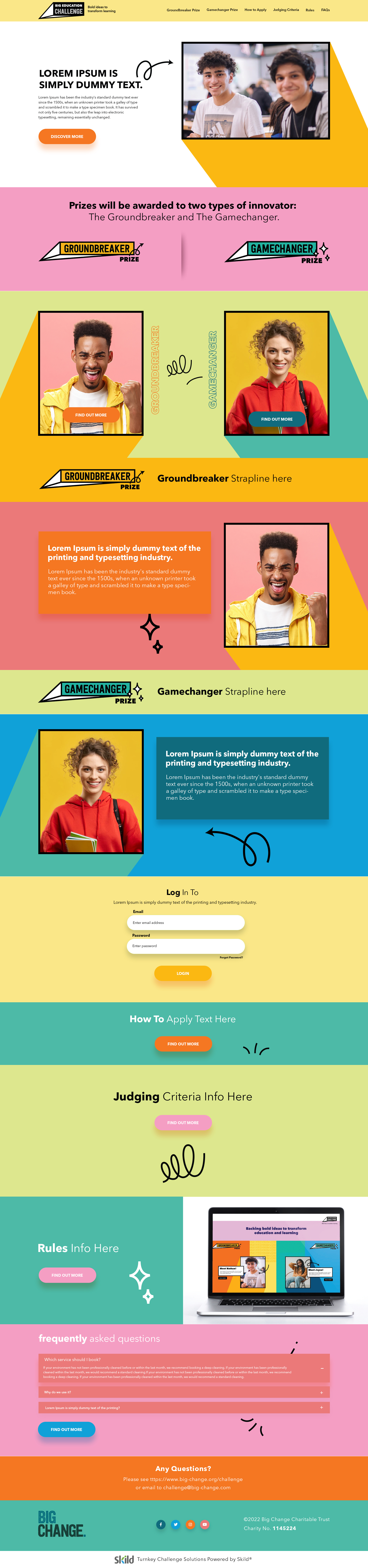 Education UI Design design graphic design uiux website design