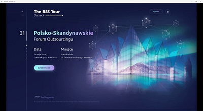 The BSS Tour blaszczynski błaszczyński graphic design kamil kazu ui webdesign