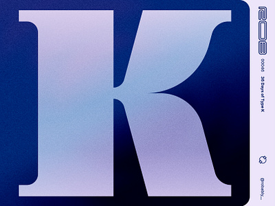 00046 - 36 Days of Type K 36 days of type 36 days of type k branding icon logo vector