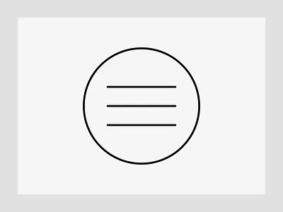 Minimal Hamburger Menu Micro Interaction animationconcept buttonanimation buttonanimationidea digitalproduct hamburgermenu interactiondesign menuanimation microinteraction minimalui motiondesign motionui navigation productdesign saasdesign uidesign uiux uxdesign webdesign
