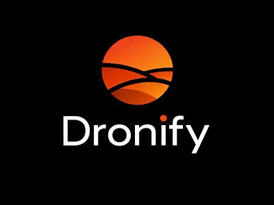 Dronify - Aerial Tech Branding & Visual Identity Design abstract logo aerial tech logo brandidentity branding design digitalidentity drone based service logo logodesign minimal logo design tech startup logo visualidentity