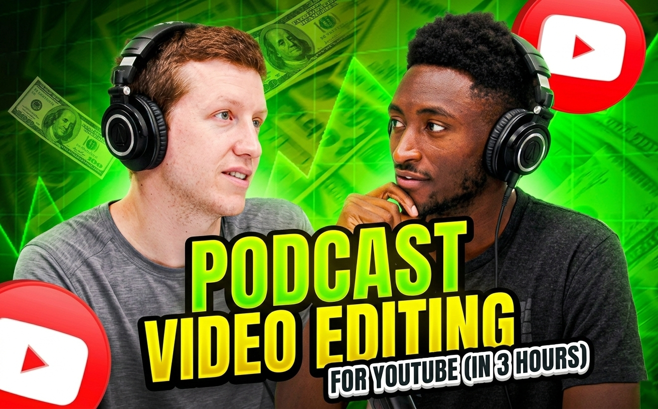 Example of You Tube Thumbnail Design Vlog, Podcasts