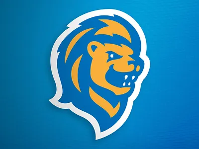 Lion Mascot Sports Logo // Laurel branding design graphic design illustration logo