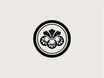 Japanese Kamon Inspired Vegetable Market Logo agriculture brandidentity branding crest emblem farmbranding identitydesign japan japanese japaneselogo kamon logo logodesign marketlogo minimal minimalistlogo symbol vectorlogo vegetable