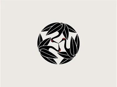 Japanese Crane & Bamboo Crest Logo bamboo brandidentity branding crane crest emblem identitydesign ikebana japan japanese japaneseculture japaneselogo kamon logo logodesign minimal minimalistlogo symbol vectorlogo
