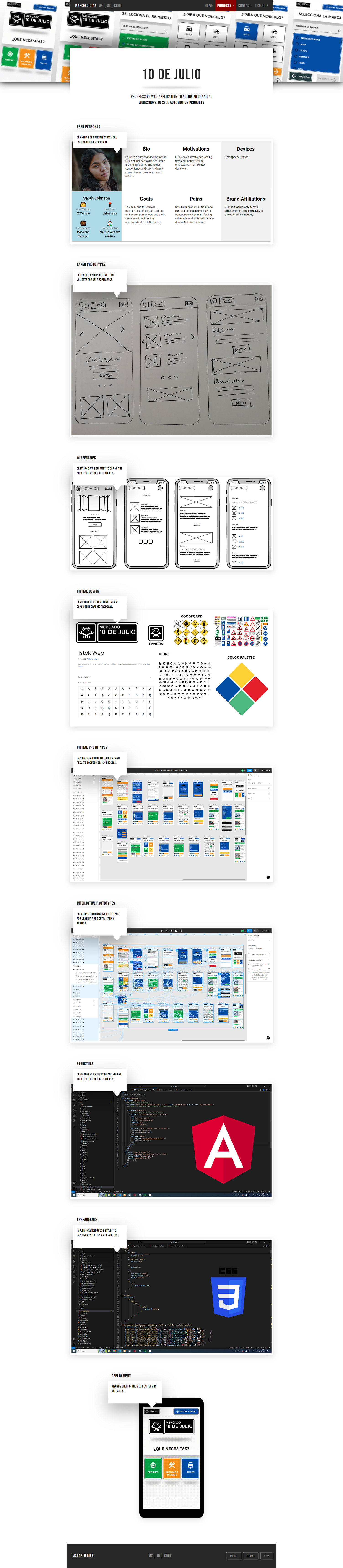 10 De Julio Project by Marcelo Diaz on Dribbble