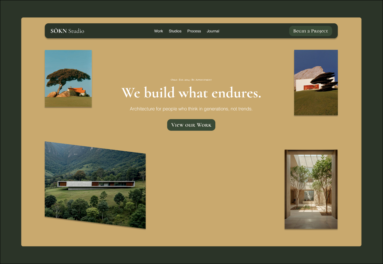 Example of High End Website Design
