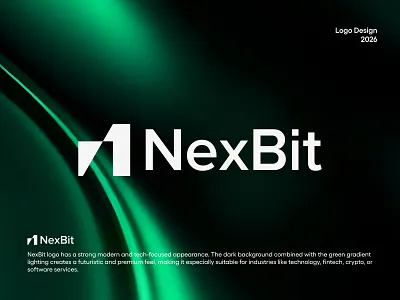 Nextbit - Modern fintech timeless logo brand identity branding custom logo fintech logo iconic logo logo design modern logo timeless logo timelesslogo unused logo