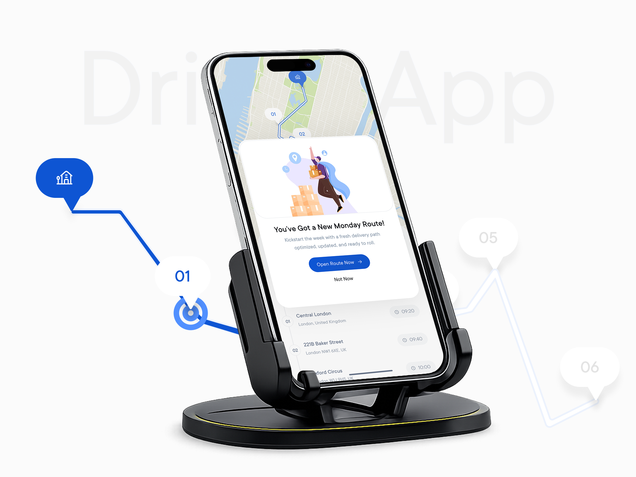 Fleet Management Driver App app application b2b delivery tracking system driver app fleet tracking system logistics logistics mobile app mobile mobile app software tracking transportation management ui