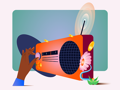 Feel the music? branding fintech flutterwave illustration music payments