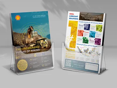 Shell Mining Industry Brochure Design branding brochure graphic design logo shell shellbranding