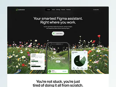 Professional Agency Website Layout graphic design interface product service startup ui ux web website