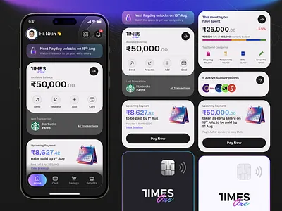 Early Salary FinTech App 3d android branding finance fintech graphic design illustration ios logo mobile app product design ui ux