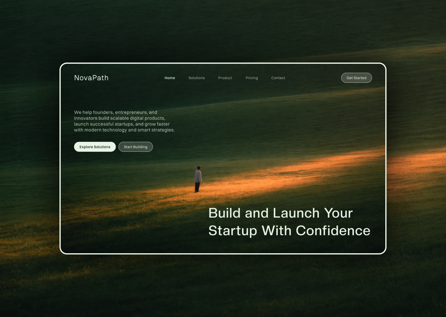 Startup & SaaS Landing Page Hero Section UI Design agency website design clean ui design conversion focused design digital product website founder startup website innovation website minimal landing page modern hero section modern website design product launch website saas landing page saas website ui startup hero section startup landing page startup platform ui startup website startup website design tech company website tech startup ui ui ux design