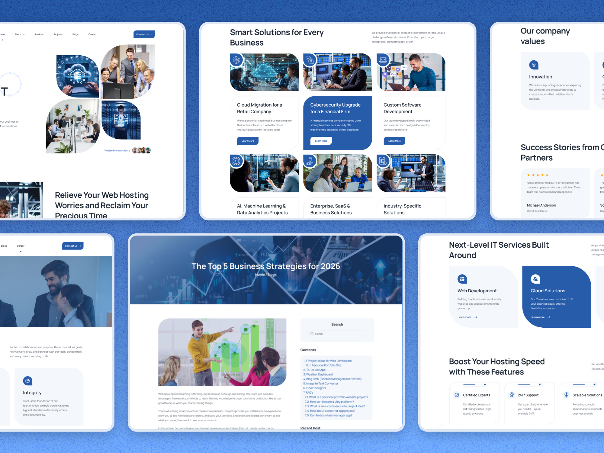 Enterprise IT Solutions Website – Strategic UI/UX Design 💼​​​​​ branding businesswebsite corporatewebsite figma graphic design itcompany landing page linkedindesign productdesign saasdesign shopify design ui uiux uxdesign website design