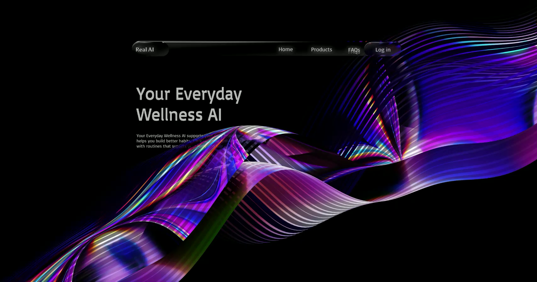 Example of Interactive Web Design With 3D & Motion