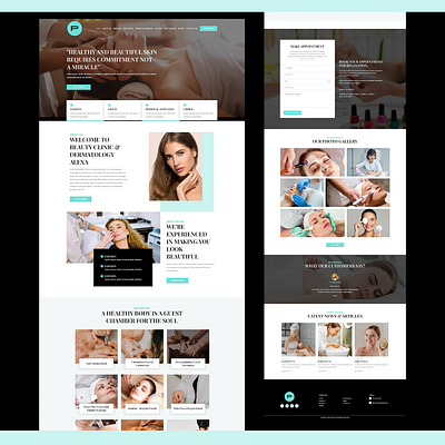 Mobile-Friendly Design for Pure Serendipity Spa brandidentity branding design designagency e commerce figma graphic design online store shop store ui design uiux web design website