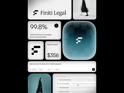Finiti Legal — Branding Direction branding logo ui