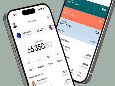 Mobile Banking App adom app app design app ui bank app banking banking app finance app mobile banking app ui ux