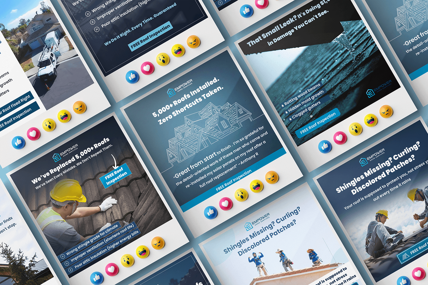 Empower social media posts design