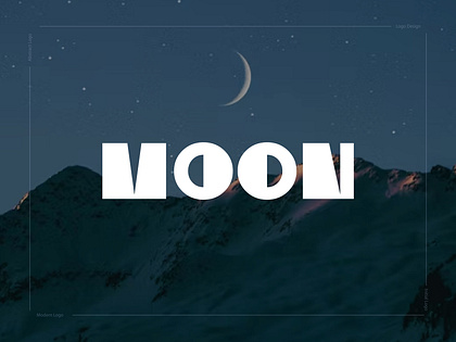 Moon – Elegant Feminine Wordmark Logo Design