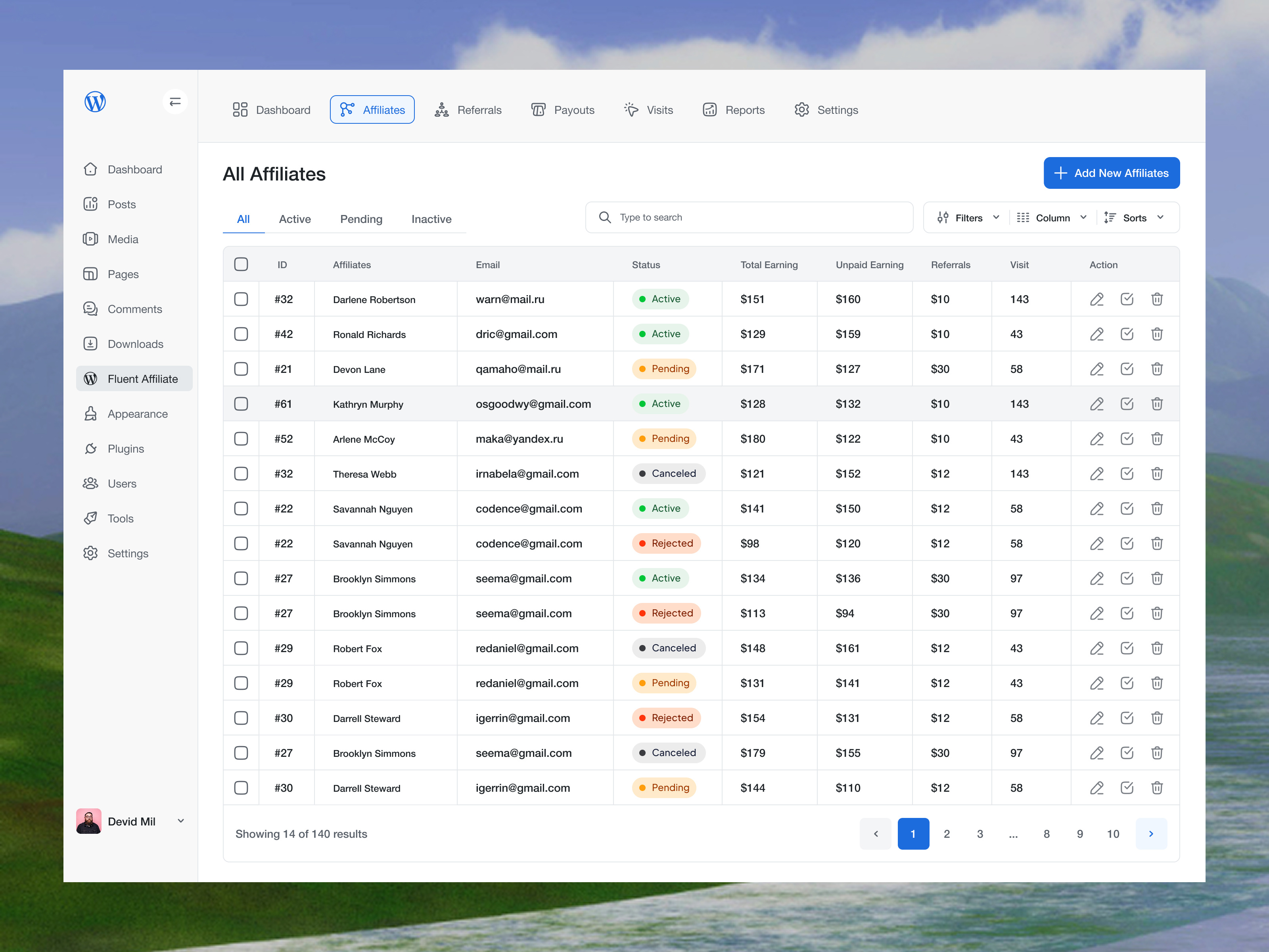 Example of SAAS Dashboard Redesign