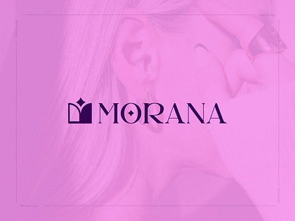 Morana luxury fashion logo design